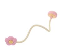 HAPINARY Soporte de Puerta para Lavadora de Carga Frontal con Diseño Floral, Tope Ventilación Antiolor, Accesorio Flexible para Evitar Malos Olores en Lavandería, Color Rosa, Compatible