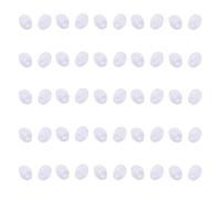 HAPINARY Soporte Nasal Cómodo 25 Pares de Almohadillas Nasales de Silicona Redondas Antideslizantes y Fácil de Instalar para Gafas Deportivas y Actividades al Aire Libre