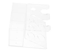HAPINARY Soporte para Maquinilla de Afeitar Acrílico Transparente Organizador de Maquillaje Estante de Almacenamiento 1 Diseño para Baño y Tocador Accesorio Práctico