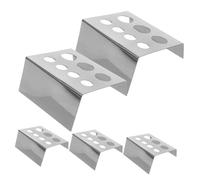 HAPINARY Soporte para Vasos de Pigmento para Tatuaje de Acero Inoxidable 5 Unidades 7 Agujeros para Estudio Profesional de Tatuajes