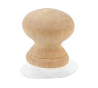 HAPINARY Sujeta-Regla de Acolchado Ventosa Fuerte Mango de Madera Compacto para Manualidades de Patchwork Herramienta Portátil para Costura y Plantillas de Regla