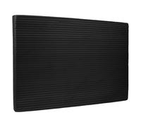 HAPINARY Tabla de equilibrio para terapia física, cojín de entrenamiento antideslizante, estera de ejercicio de 44cm*30cm*4cm, almohadilla de yoga compacta negra para balance training y