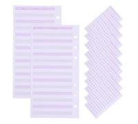 HAPINARY Tarjetas de Presupuesto Prácticas y Portátiles 60 Hojas Tamaño Estándar Color Púrpura Perforaciones para Archivador Hojas de Contabilidad para Uso Diario en Oficina y Hogar