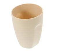 HAPINARY Taza para Cepillos Portátil para Enjuagar y Color Beige Soporte para Cepillos