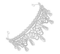 HAPINARY Tiara de Princesa Perlas E Imitación de Gemas, Diadema de Aleación de Zinc para Boda y Actividades Fotográficas, Cómoda y Fácil de Usar