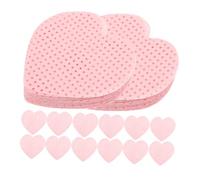 HAPINARY Toallitas Sin Pelusa Quitaesmalte Profesionales 200 Piezas Tamaño Estándar Forma De Corazón Rosa Para Uso Doméstico y Profesional