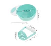 HAPINARY Triturador Manual para Alimentos Doble Antigoteo Antiescaldaduras Set para Preparar Papillas