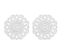 HAPINARY Troqueles de Corte para Scrapbooking, 2 Piezas de Acero al Carbono, Ideales para Tarjetas y Álbumes Creativos
