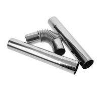 HAPINARY Tubo de Escape para Estufa de Acero Inoxidable, Accesorio de Chimenea Redondo, Diseño Simple, Previene Obstrucción y Mejora la Combustión en Estufas de Leña