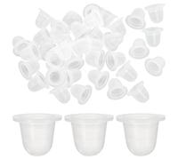 HAPINARY Vasos De Silicona Para Pigmentos En Forma De U, 200 Unidades Grandes, Reutilizables y Desechables Para Artistas y Profesionales