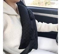 HapiPoppy Almohadas de cirugía de mastectomía, cáncer de Mama, Almohada para cinturón de Seguridad, Bypass cardíaco, marcapasos, Puerto de quimioterapia, Regalos para Mujeres, Color Negro