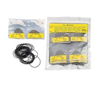 Hapivida 950 Pcs O Junta de Relojes Anillo, Mire Accesorios de Anillo a Prueba de Agua Sello de Goma Ratio de La Cubierta Posterior Juntas de Reparación Herramienta (0.6 mm)