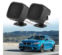Hapivida Altavoz de Agudos para Coche, Minialtavoces Estéreo de 500W con Diseño Cuadrado y Material Plástico, Instalación Rápida para Música y Audio en Vehículos