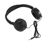 Hapivida Auriculares Estéreo Plegables con Cable, Diadema Ajustable, Almohadillas Suaves, para Música HiFi, Portátil, Compatible con Smartphones, Tablets, Laptops