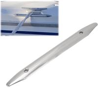 Hapivida Barra de roce Marina, Tira de Protección de Acero Inoxidable 316 Pulida 203.2mm x 19mm para Protección del Casco de Yate y Bote Fácil Instalación para Navegantes