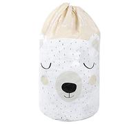 Hapivida Bolsa Almacenamiento Edredones Mantas Ropa, Organizador Cremallera Polvo Gran Capacidad Lavable Reutilizable Diseño para Hogar Dormitorio Sala (Bear Approx. 18 X 10cm / 7.1 X 3.9in)