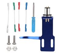 Hapivida Cabeza Fonógrafo Tocadiscos, Cartucho Phono con 4 Cables 2 Pares Tornillos Kit Conexión para Ensamblado Giradiscos y s de Sonido (Azul)