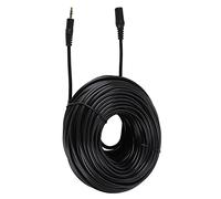 Hapivida Cable de extensión audio macho a hembra 3.5mm, Conector auxiliar terminal cobre libre oxígeno flexible compatibilidad universal sonido HiFi para smartphone auriculares est (30 m/98,4 pies)