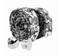 Hapivida Cinta para Manillar de Bicicleta, Material Suave Antideslizante Absorbe Sudor, 2 Piezas Negro y Blanco, para Ciclismo en Carretera (Black and White)