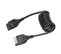 Hapivida Conector de Cable para Luces de Remolque de 5 Pines, Enchufe Macho extensión Resistente para conexión de Luces traseras, Freno y señal, 5 pies, para remolques de Barco, ca