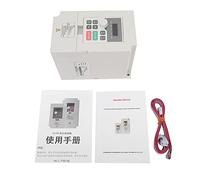 Hapivida Convertidor de Frecuencia Vectorial, Control V PID Ajuste Automatico Funciones Proteccion para Componentes Electronicos Industriales (H100-1.5S2-1B monofásico CA 220V)