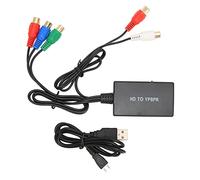 Hapivida Convertidor de HDMI a YPbPr, Adaptador de Video para 720P 1080P, Con Escalado y Conversión de Señal, para Televisor iOS Reproductor DVD Consolas de Juegos