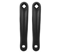 Hapivida Durable Crank Arms for BMX Bike High Strength Lightweight Crank Set for Mid Drive Motor Installation Black 170MM 450g
