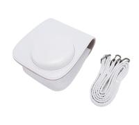Hapivida Funda Protectora para Cámara, Funda Protectora para Cámara Instantánea, Bolsa de Cuero PU para Cámara con Marcos de Fotos, álbum, Correa para el Hombro, Filtros de Espejo Selfie (Blanco)