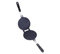 Hapivida Gofrera Revestimiento Antiadherente con Superficie Antiadherente para Hornear Waffle Molde para El Hogar Placa de Doble cara Aleación de Aluminio Waffle cone Maker Waffle Press Plate(Type 5)
