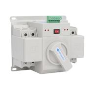 Hapivida Interruptor de Transferencia Automática 2P ATS, Cambiador de Fuente de Alimentación Doble 230V, Interruptor de Grado CB, para Hospitales Tiendas Bancos Edificios Altos (40A)