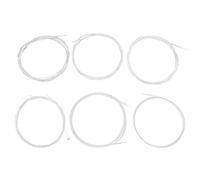 Hapivida Juego de Cuerdas de Oud, 6 Piezas Nylon Aleación Cobre Plateado 1-G 2-D 3-A 4-E 5-B 6-F para Reemplazo Accesorios Instrumento Musical