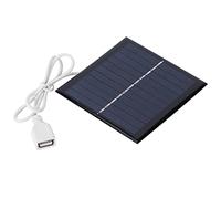 Hapivida Panel Solar Módulo de Carga para Batería 3.7V a 5V Dimensiones 95x95 mm Material Policristalino Herramienta de Carga para Proyectos Científicos y Electrónica