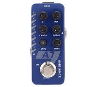 Hapivida Pedal de Reverb Efectos Digital Guitarra 7 Ambience, Búffer Infinito Bypass Incorporado para A7