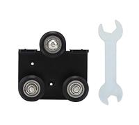 Hapivida Placa de Soporte Trasera de Extrusor para Impresora 3D, Placa de Metal de 2.5mm para Fijar Cabezal de Extrusión y Ventilador, Compatible con CR10 y Serie