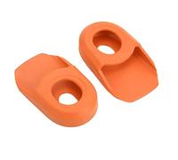 Hapivida Protectores de Bielas de Silicona, Funda Protectora Elástica para Manivelas de Bicicleta, 1 Par, Compatible con Bicicletas de Montaña y Carretera