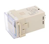 Hapivida Relé temporizador digital con pantalla LED de alta precisión, ajustable y retraso de encendido modelo ATS48A-1Z plástico para sistemas de automatización industrial y maqui (CA380V)