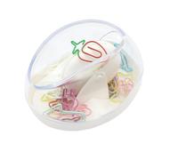 Hapivida Soporte Magnético para Clips de Papel, Dispensador de Clips Transparente Caja Organizadora de Contenedores para Sujetan de Forma Segura de Papel Grapas Chinchetas (1Pcs)