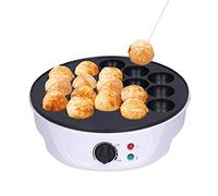 Hapivida Takoyaki Maker de 18 Agujeros Mini Bola de Pulpo Portátil para Hornear Máquina para Hacer Panqueques Suministros para El Hogar para El Desayuno 220-240V(EU Plug)