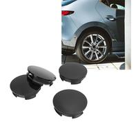 Hapivida Tapa Central de Rueda Universal, Protector Deportivo de Fibra de Carbono con Hebilla Metálica 57mm 4 Piezas para Automóvil, Resistente al Agua para Viajes y Ciudad