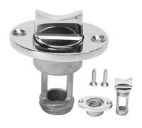 Hapivida Tapón de Drenaje Marino, Tapón de Acero Inoxidable 316 con Válvula de Tornillo de 25 mm para Kayaks y Yates, Accesorio de Hardware Marino para Embarcaciones