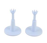 Hapivida Tees de Golf Ajustables en Altura, Juego de 2 Piezas con Base Amplia de 53 mm y Rosca Integrada para Ajuste Rápido, tee de Práctica para Entrenamiento en Césped Artificial