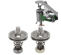 Hapivida Tensor de Hilo, Guía de Hilo en Acero Inoxidable 3.5x1 cm para Máquinas de Coser Overlock y Presilladoras de 3 Hilos, Montaje Fácil y Ajuste de Tensión Preciso para Talleres de Costura