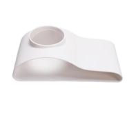Hapivida Tunel Subacuático para Pecera, Cueva Decorativa para Peces y Gambas Hecha de Plástico Seguro, para Acuarios de Agua Dulce y Salada (Blanca)