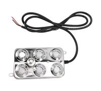 Hapivida Ultrasonic Fogger 6 cabezales 5L H 250W, generador de niebla IP67 para estanque jardín invernadero decoración, tecnología ultrasónica acero inoxidable 304, 5 metros cable