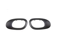 HAPIWIY Tirador de Puerta del Coche para Peugeot 206 207 para Citroen C2 Manijas Interiores De Coche Cubierta De Marco Embellecedor De Manija De Puerta Interior