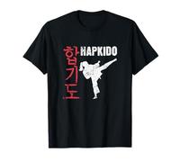 Hapkido Martial Arts Sport Combat Sports Close Camiseta Unisex-Adultos Pequeño Negro Manga de Doble Puntada Jersey Camisa de Entrenamiento de Hapkido en Japón: Disciplina y Elegancia