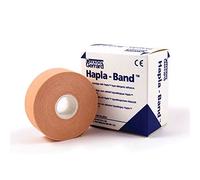 Hapla-Band rollos de apósito adhesivo de 10 metros de Longitud - Estirable - Esparadrapo elástico hipoalergénico fino - 2.5cm x 10m