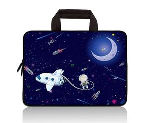 HAPLIVES Universal 7~9 Inch Kids Tablet Portable Neoprene Zipper Carrying Sleeve Case Bag Fits 7" 8" 8.5" 8.9" 9" iPad Mini 5 4 3 2 1, Galaxy Tab A 8.0 (Outer Space)