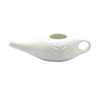 Haplws Cerámica Neti Pot Yoga Profesional enjuagadora Nasal Olla de Lavado de Nariz Cómodo caño Olla para Limpieza Nasal 250ml