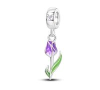 Hapour Colgante de plata de ley 925 con cuentas para pulsera, collar, árbol, amor para siempre, luna, nube, mariquita, aguacate, casa, circonita cúbica, regalo para mujer